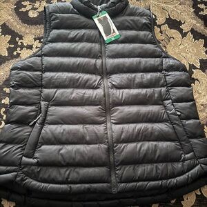 Black Puffer Vest - NWT